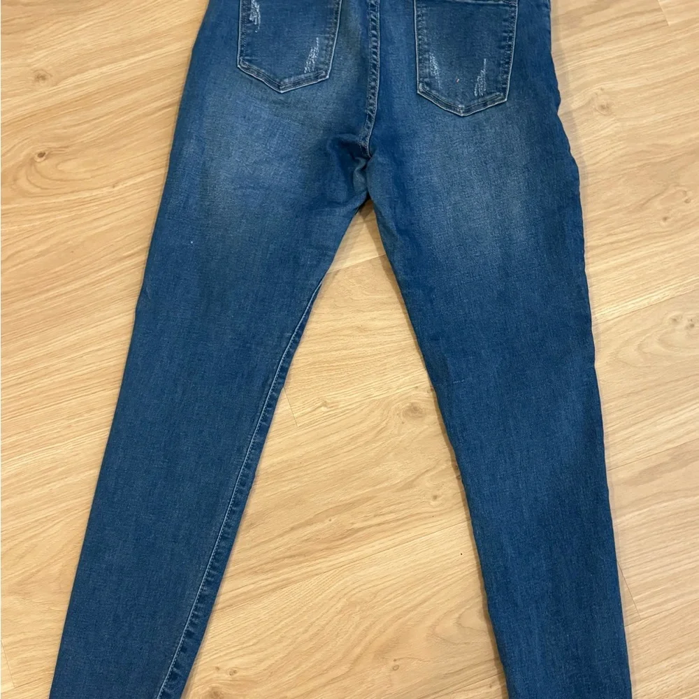 Fashion Nova Women Dark Blue Jeans size 9 - Picture 9 of 9